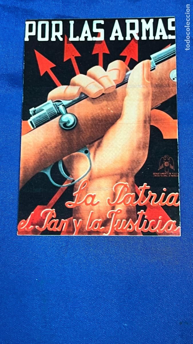 Sammlung von Aufklebern: Pegatina politica transicion guerra civil falangista - falange patria pan justicia