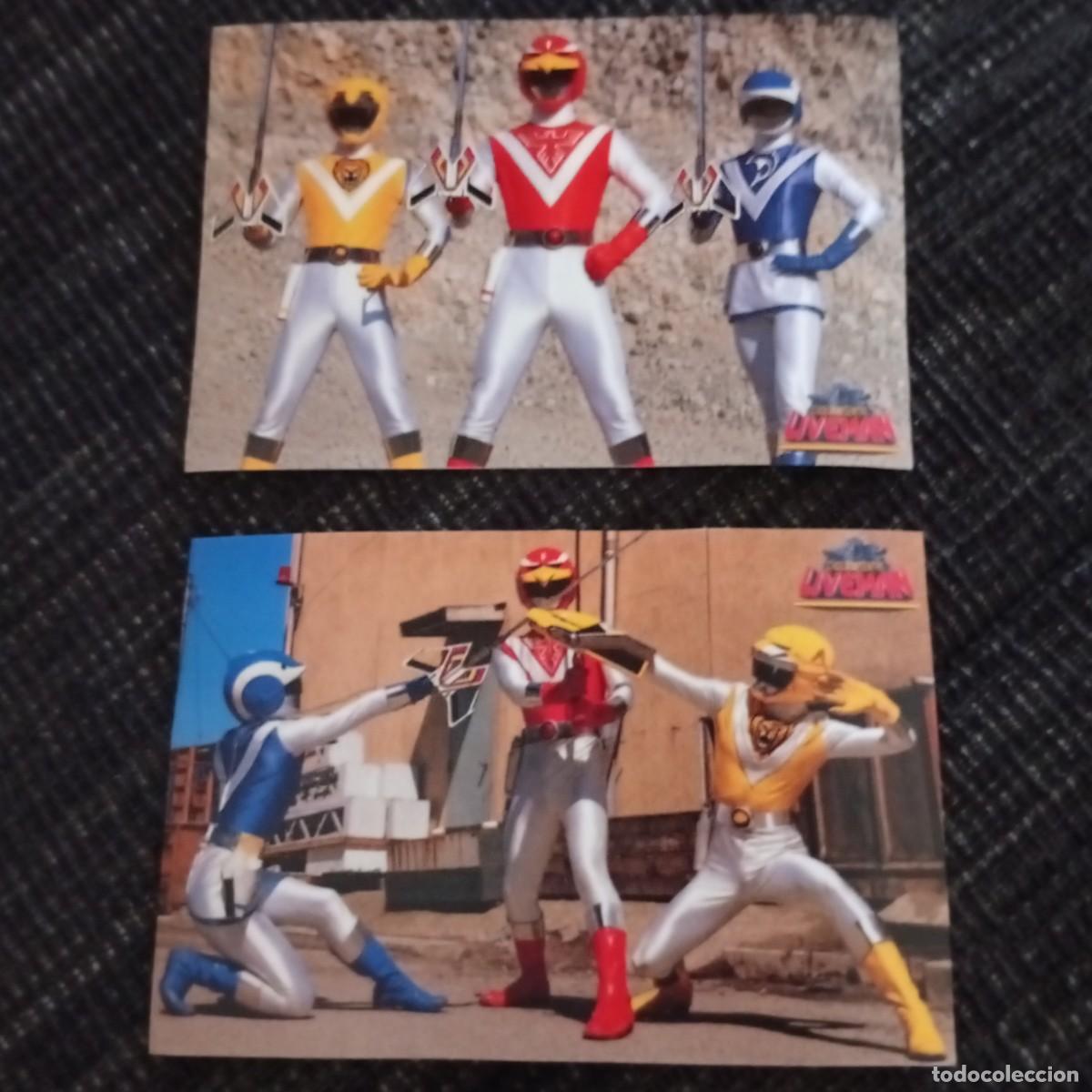 Pegatinas de colecci&oacute;n: LOTE 2 ADHESIVOS BIOMAN LIVEMAN PEGATINAS STICKERS CROMOS SUPER SENTAI