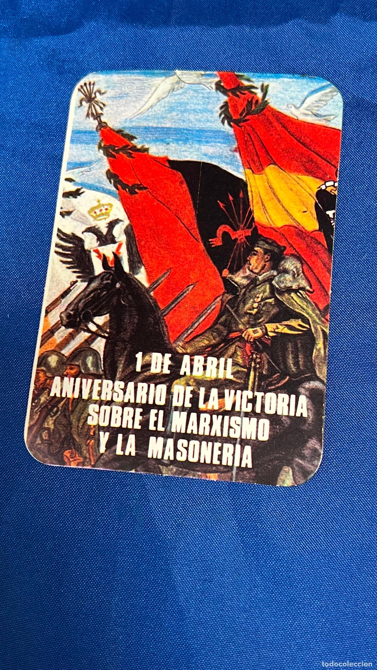 Autocollants de collection: Pegatina politica transicion - guerra civil franco franquismo 1 de abril victoria marxismo