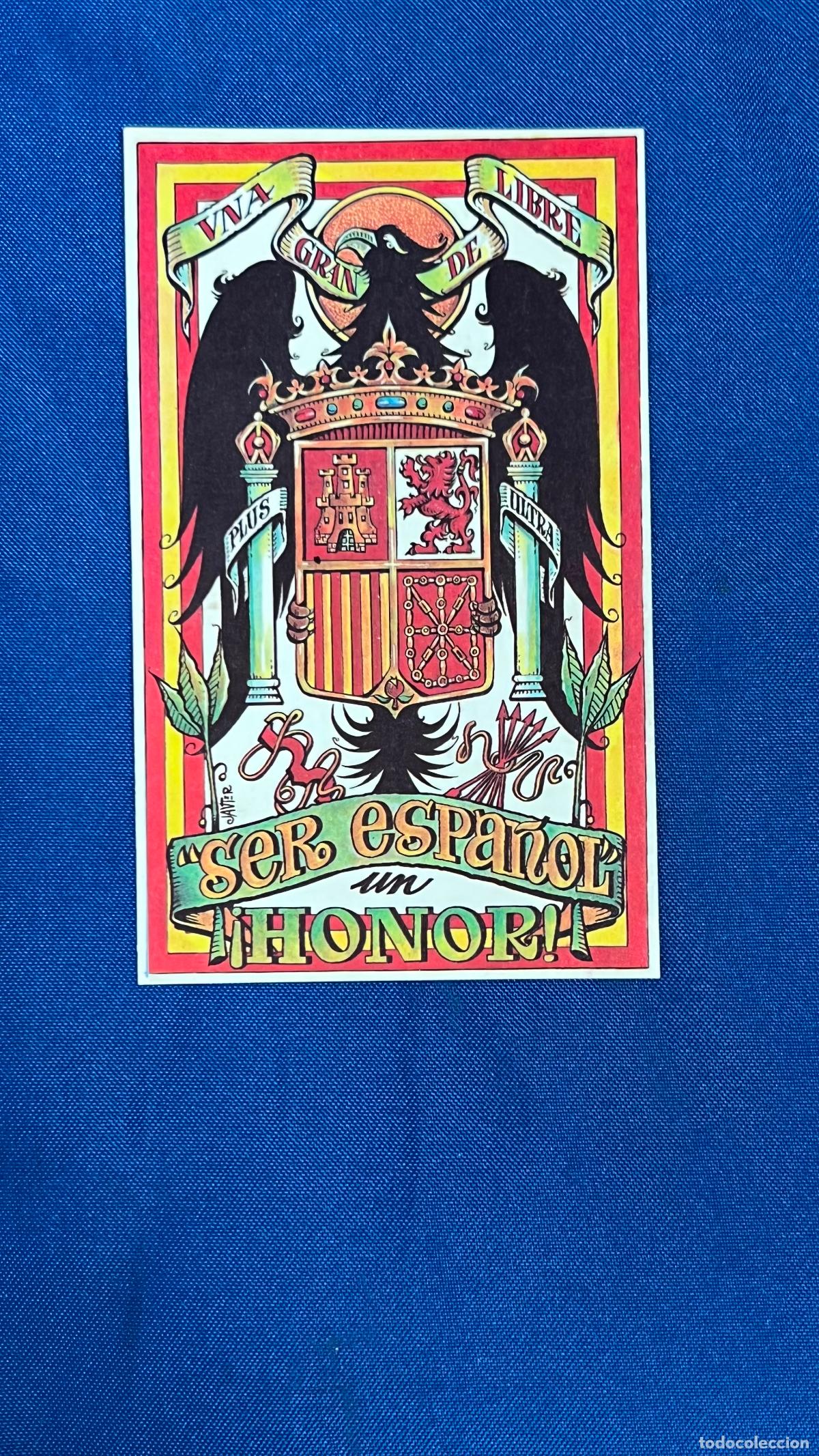Autocollants de collection: calendario 1989 politica transicion - franco franquismo ser espa&ntilde;ol honor aguila