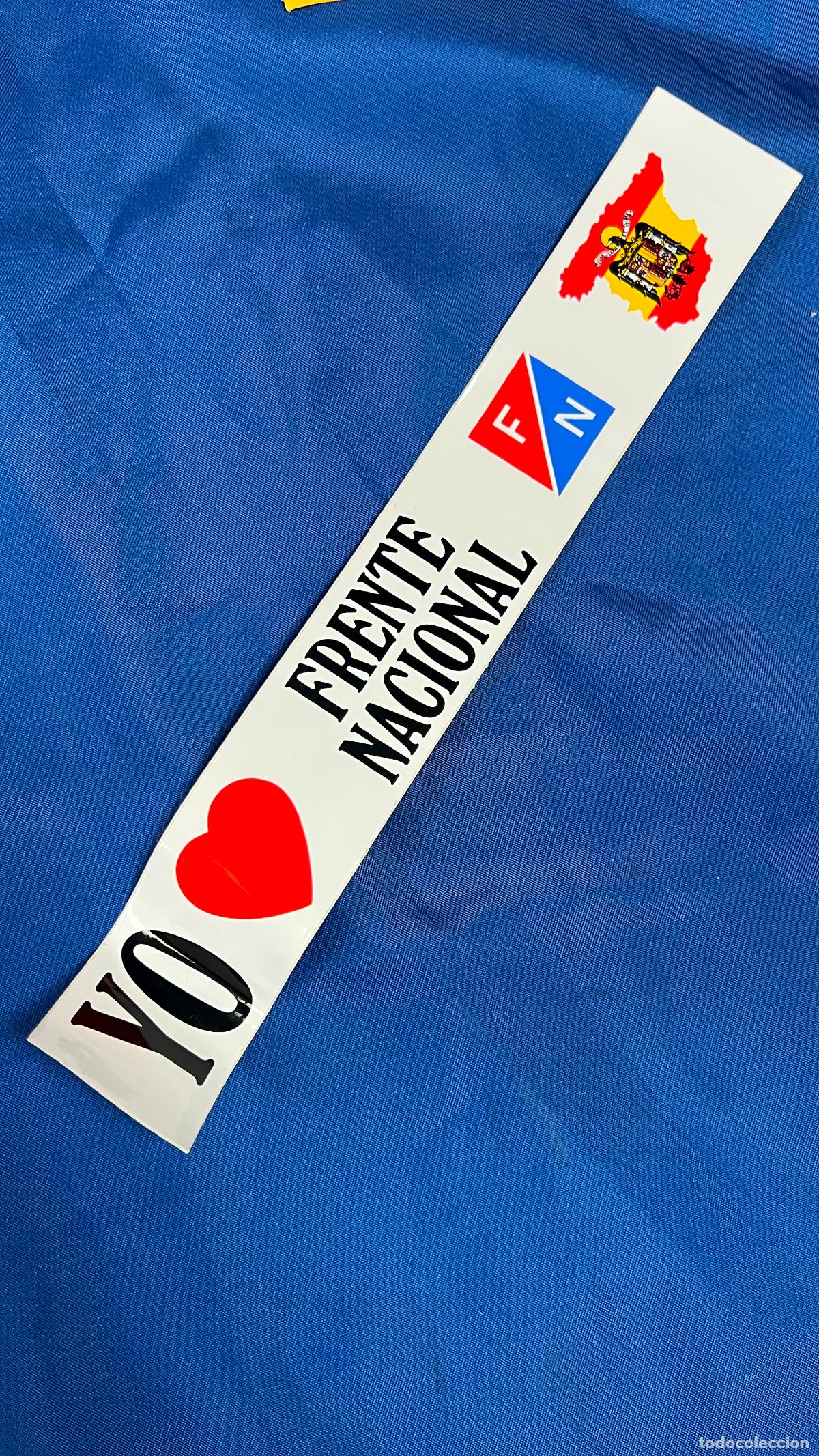 Autocollants de collection: pegatina politica transicion frente nacional fuerza nueva