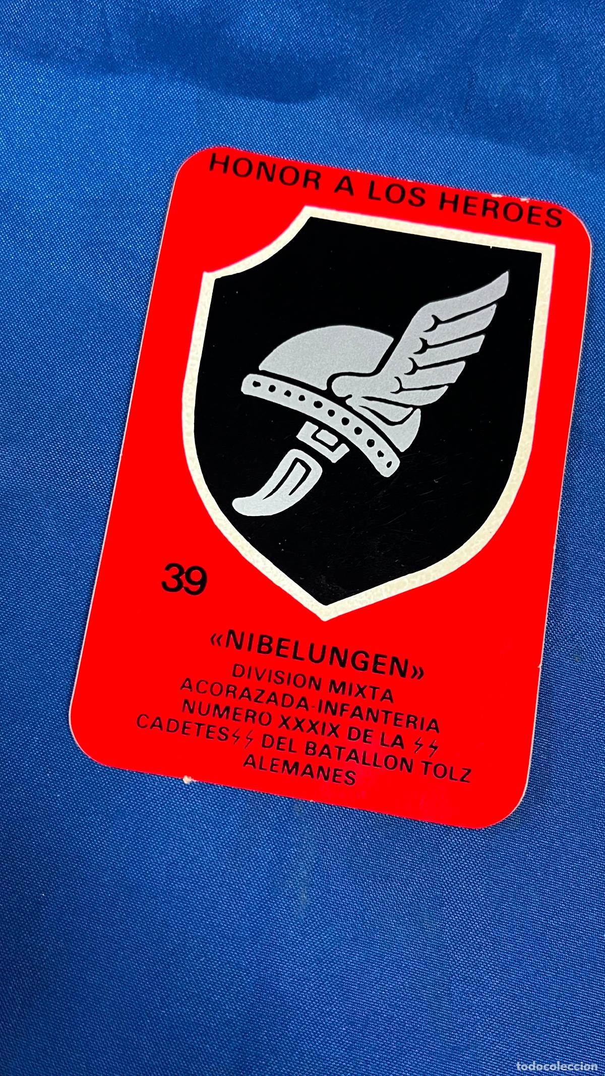 Autocollants de collection: pegatina politica nazi nacional socialista serie honor a los heroes nibelungen cedade