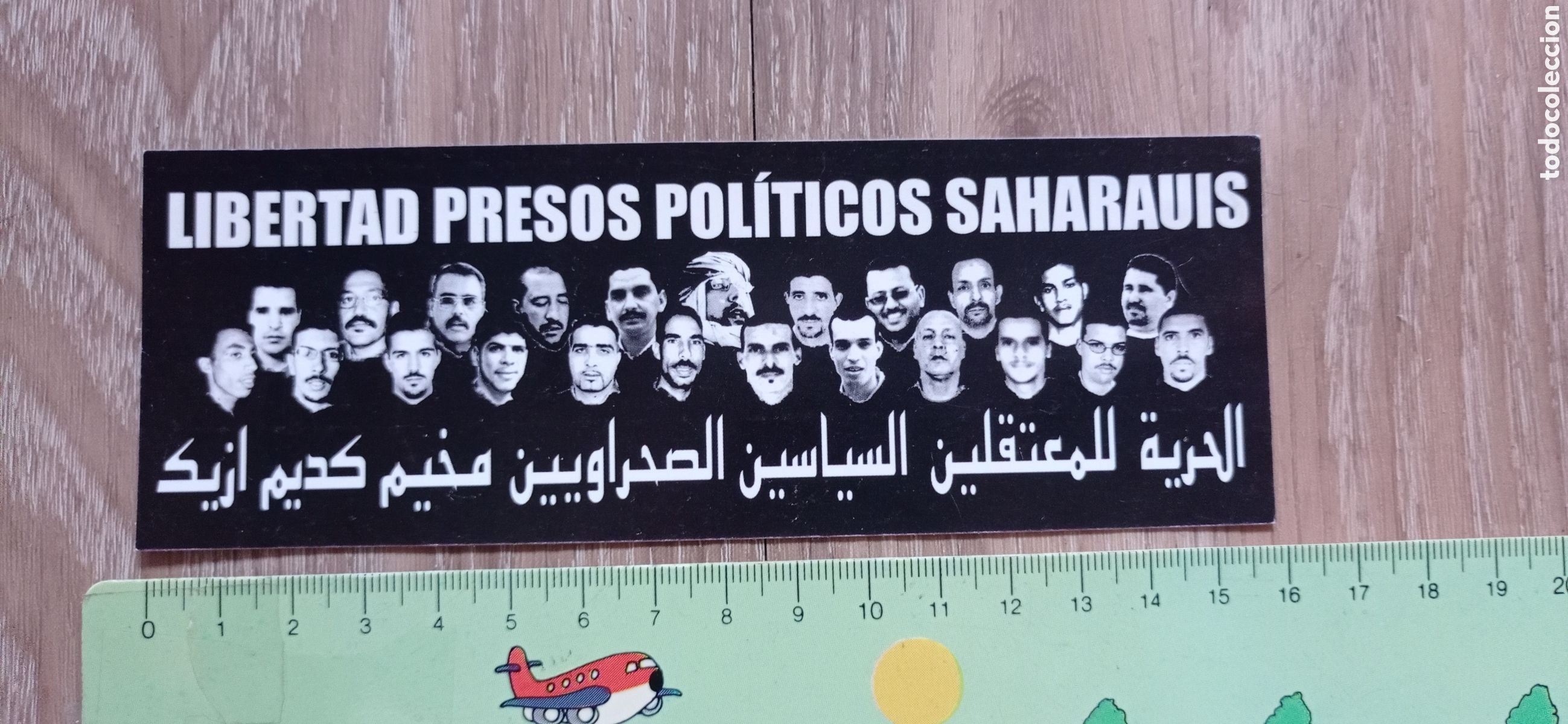 Pegatinas de colecci&oacute;n: PEGATINA LIBERTAD PRESOS POL&Iacute;TICOS SAHARAUIS