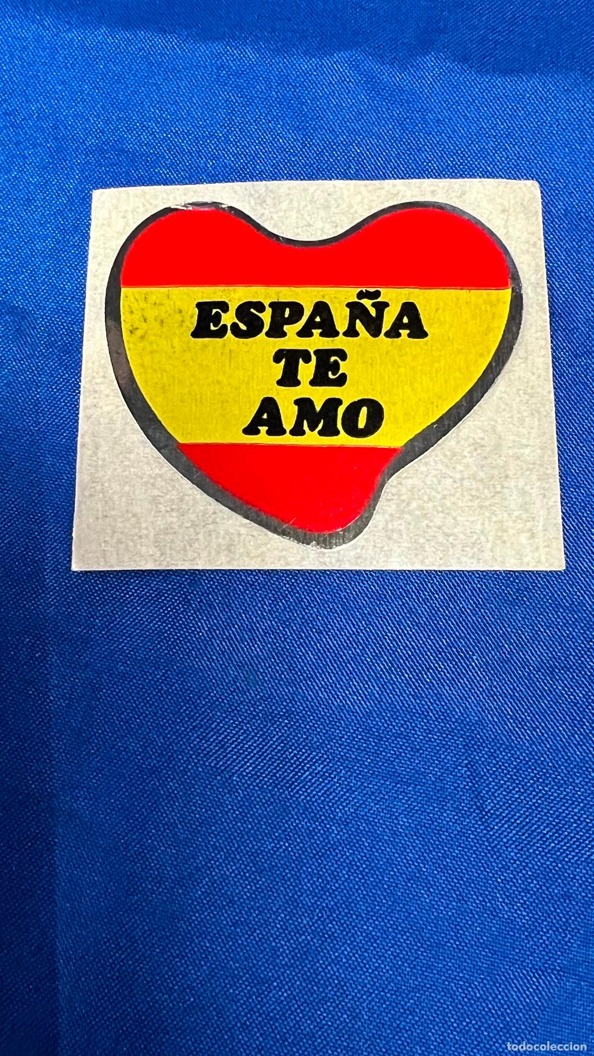 Pegatinas de colecci&oacute;n: Pegatina politica transicion espa&ntilde;a bandera espa&ntilde;a te amo