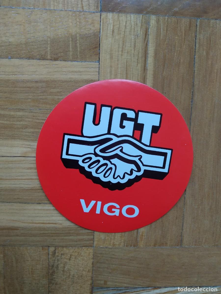 Autocollants de collection: PEGATINA SINDICAL UGT VIGO GALICIA SIN PEGAR
