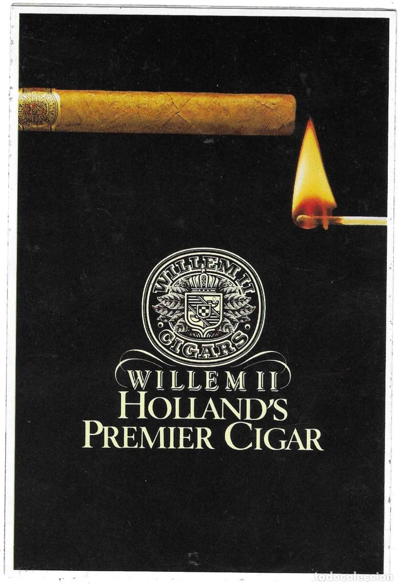 Pegatinas de colecci&oacute;n: Adhesivo. Willem II Holland's Premier Cigar, 10,50 x 15,50 cm. ref. 24-tab10