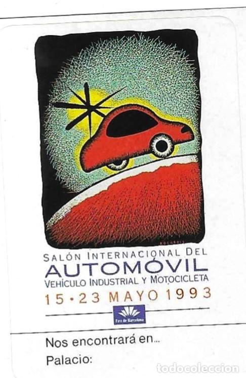 Pegatinas de colecci&oacute;n: Adhesivo. Sal&oacute;n Internacional del Autom&oacute;vil. Barcelona 1993. 5 x 5 cm. ref. 24-fer39