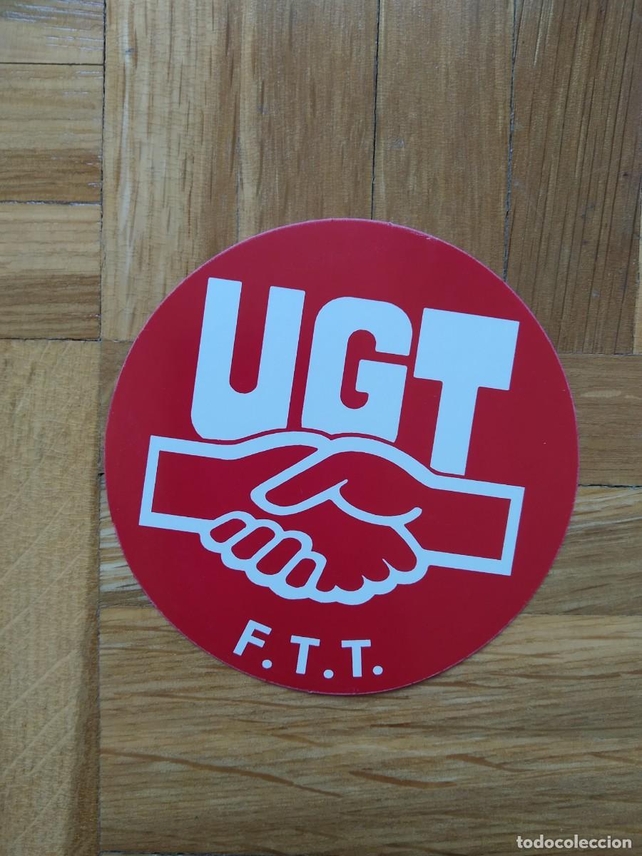 Autocollants de collection: PEGATINA SINDICAL SINDICATO UGT F.T.T SIN PEGAR