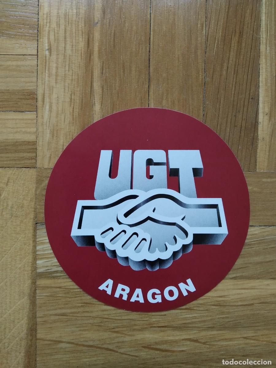 Autocolantes de cole&ccedil;&atilde;o: PEGATINA SINDICAL SINDICATO UGT ARAGON SIN PEGAR