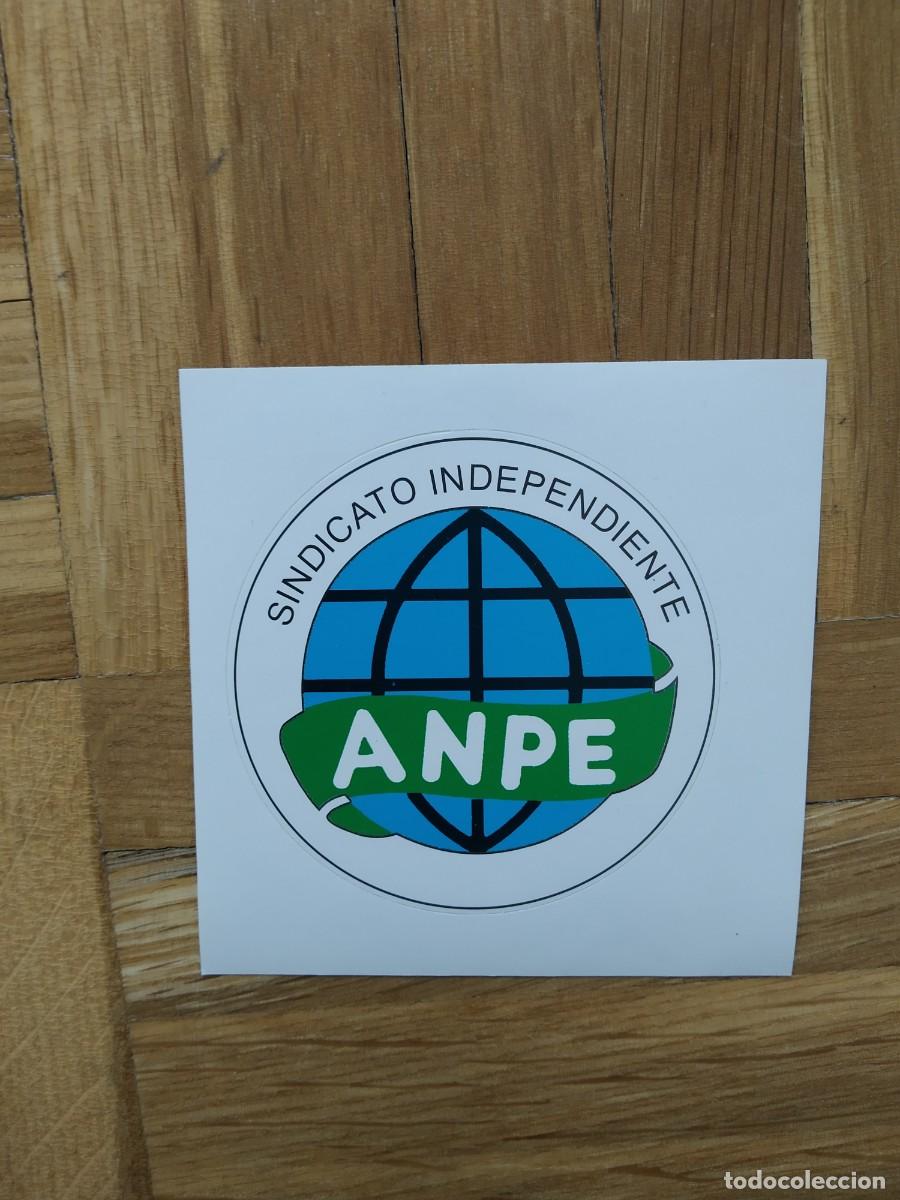 Autocollants de collection: PEGATINA SINDICAL SINDICATO ANPE SINDICATO INDEPENDIENTE SIN PEGAR