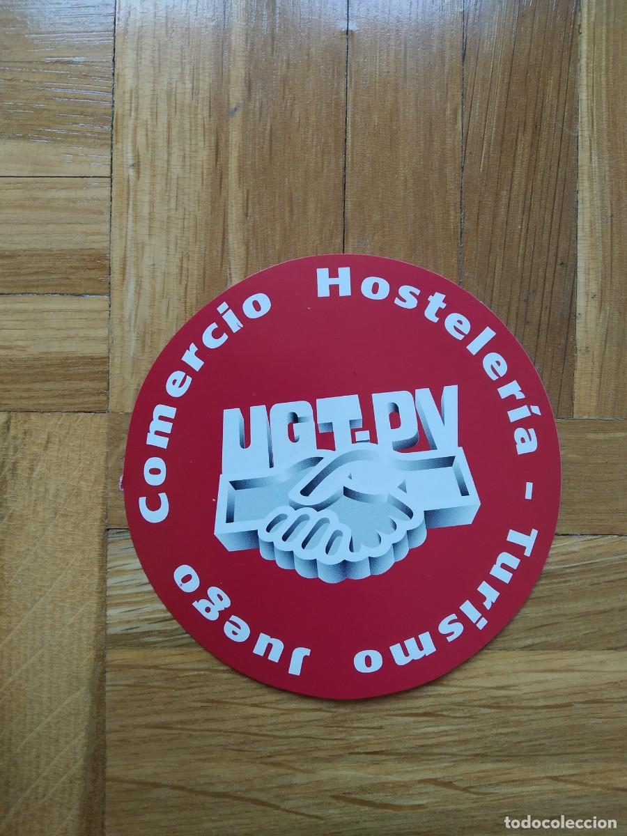 Collection stickers: PEGATINA SINDICAL SINDICATO UGT PV COMERCIO HOSTELERIA TURISMO JUEGO SIN PEGAR