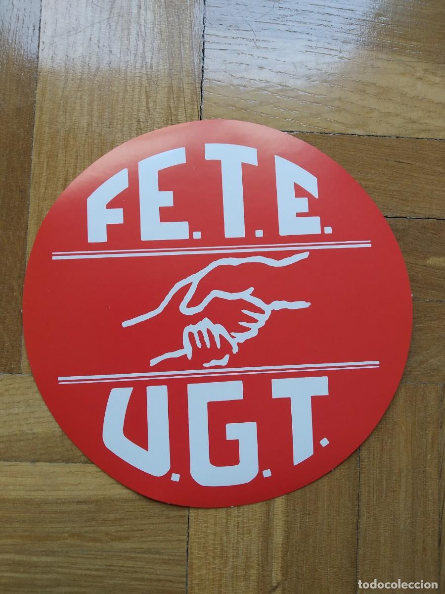 Collection stickers: PEGATINA SINDICAL SINDICATO FETE UGT SIN PEGAR