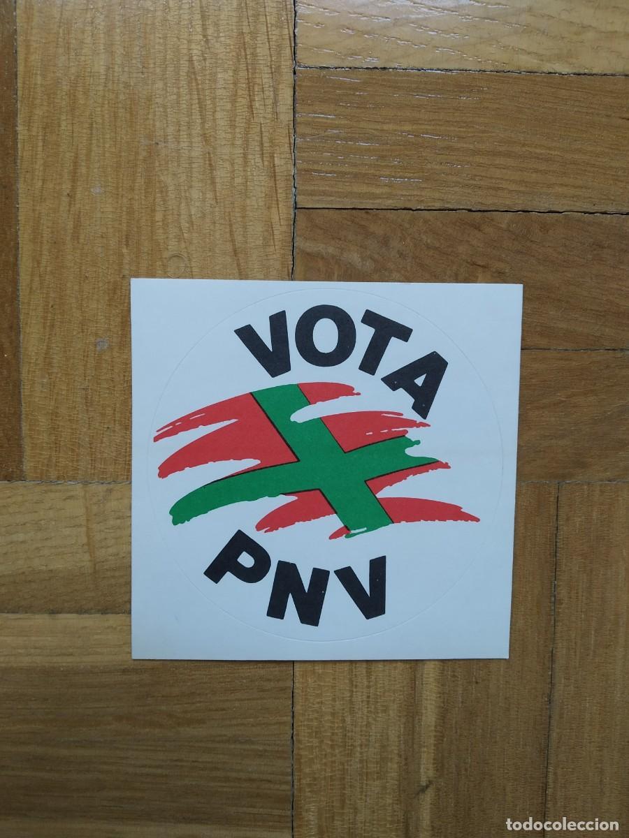 Collection stickers: PEGATINA POLITICA VASCA VOTA PNV SIN PEGAR