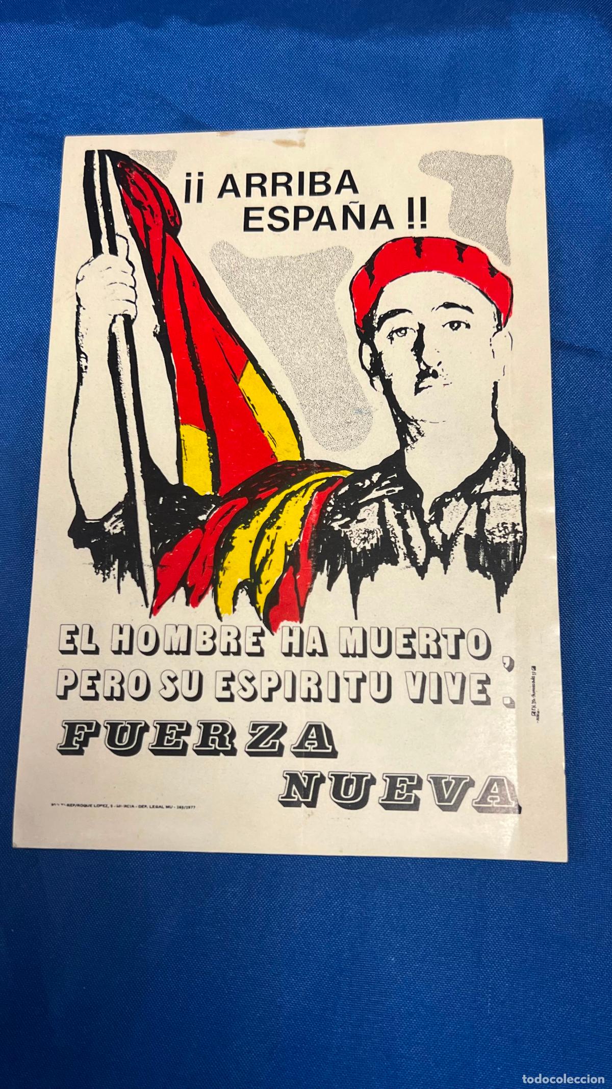 Collection stickers: Pegatina politica transicion guerra civil franco franquismo falange arriba espa&ntilde;a fuerza nueva