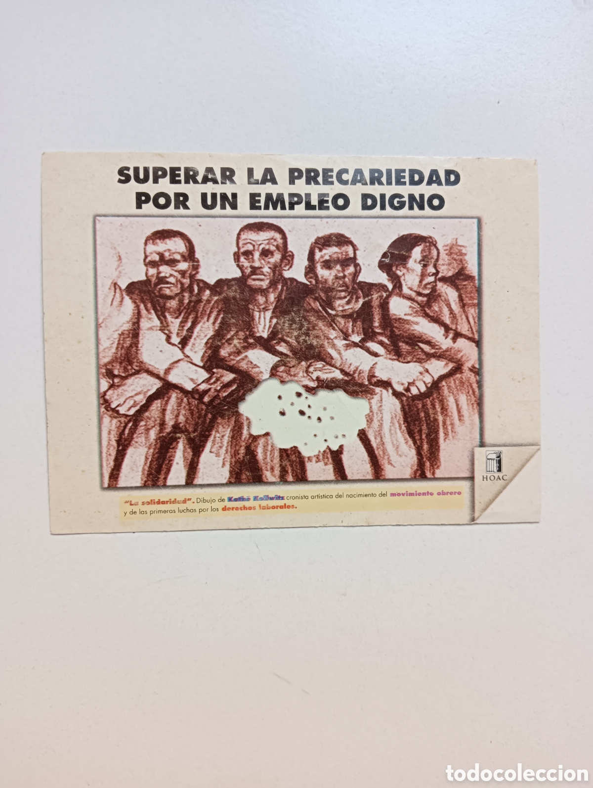 Pegatinas de colecci&oacute;n: Pegatina HOAC Kathe Kollwitz