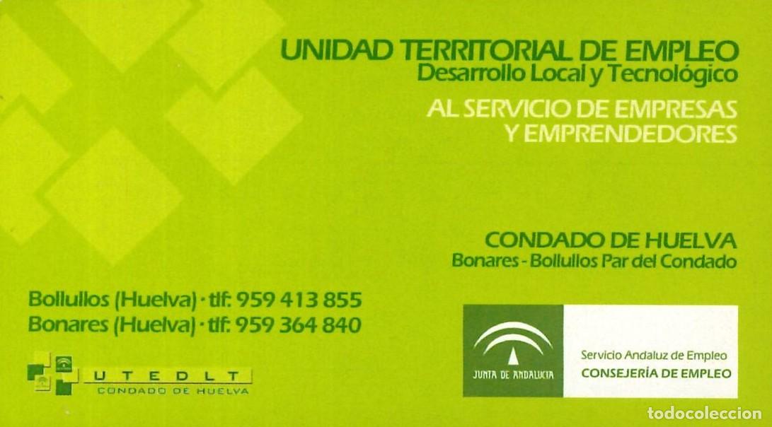 Pegatinas de colecci&oacute;n: PEGATINA - ADHESIVO - AUTONOMIA - ANDALUCIA - UNIDAD TERRITORIAL DE EMPLEO - CONDADO DE HUELVA