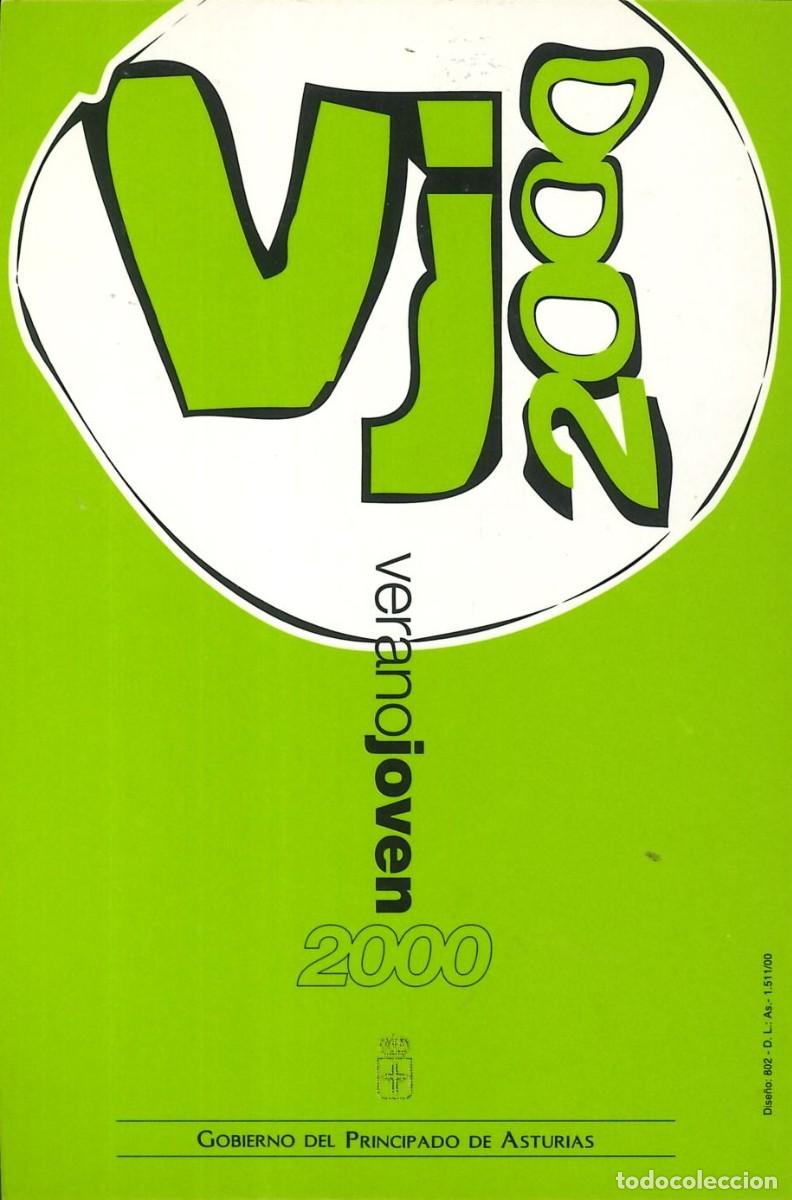 Pegatinas de colecci&oacute;n: PEGATINA - ADHESIVO - AUTONOMIA - ASTURIAS - VJ - VERANO JOVEN 2000