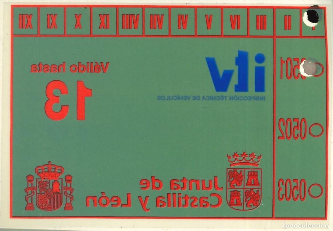 Pegatinas de colecci&oacute;n: PEGATINA - ADHESIVO - AUTONOMIA - CASTILLA Y LEON - ITV 2013