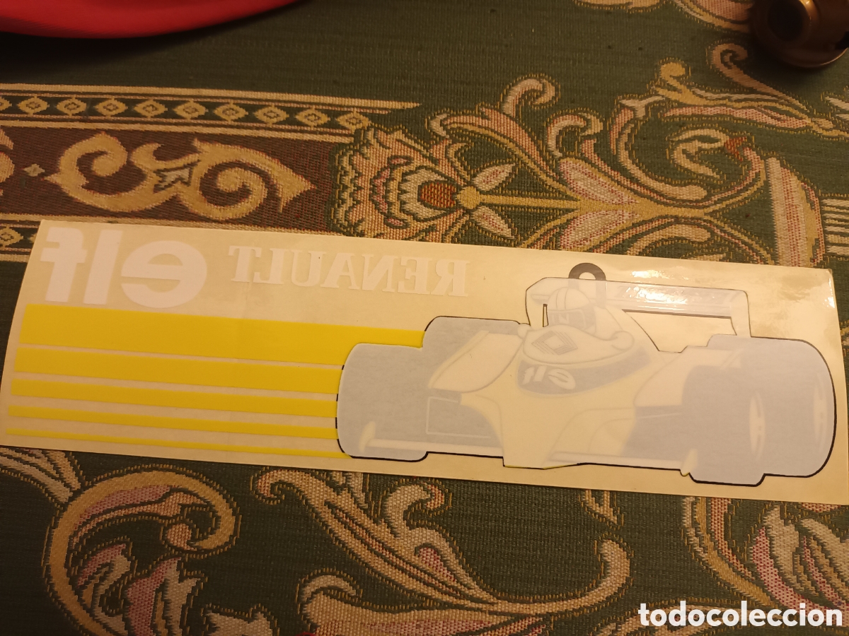 Pegatinas de colecci&oacute;n: RENAULT ELF. PEGATINA PARA CRISTAL DE COCHE. A&Ntilde;OS 70 U 80. A ESTRENAR