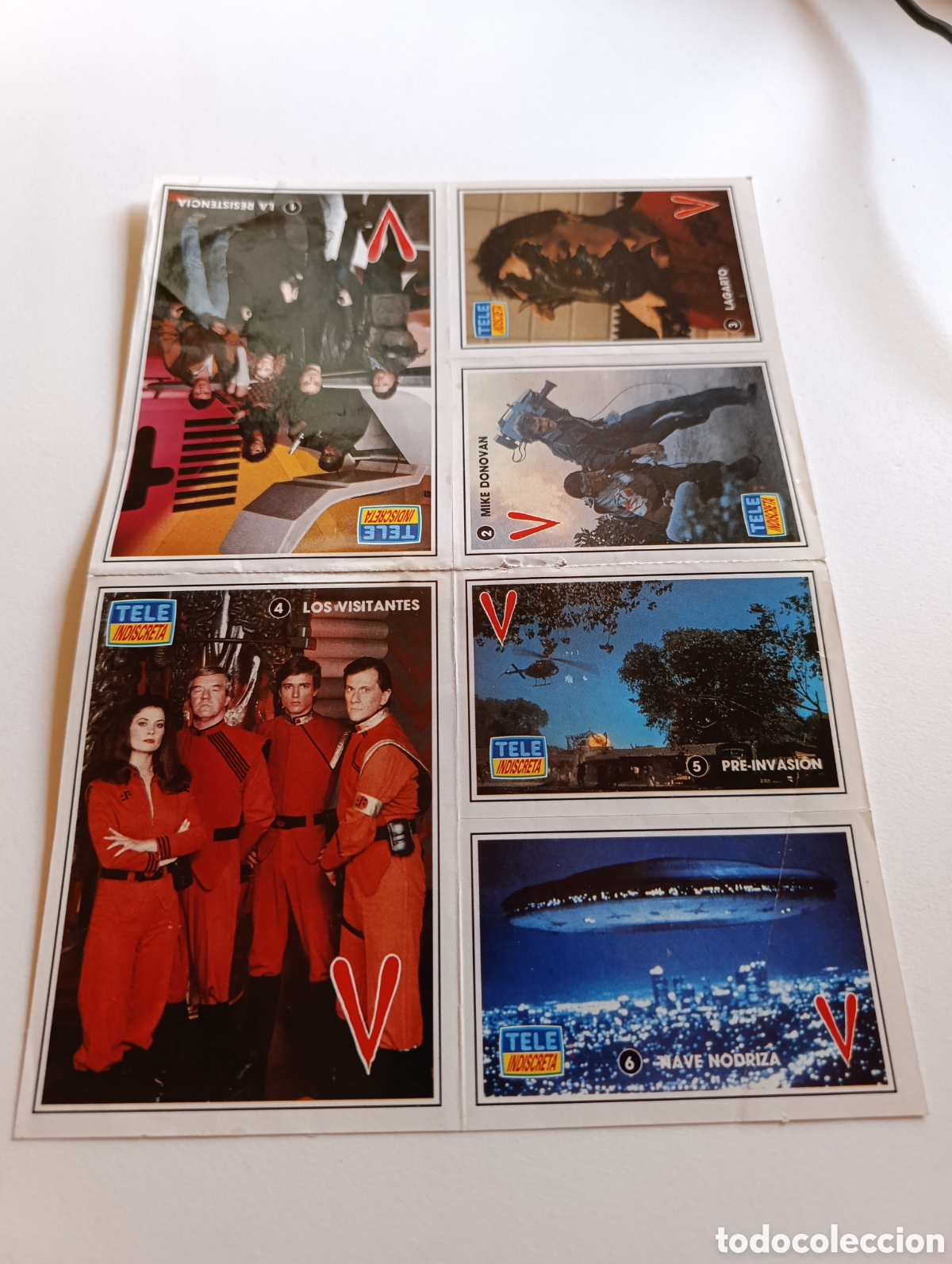 Pegatinas de colecci&oacute;n: Pegatinas Serie V Teleindiscreta