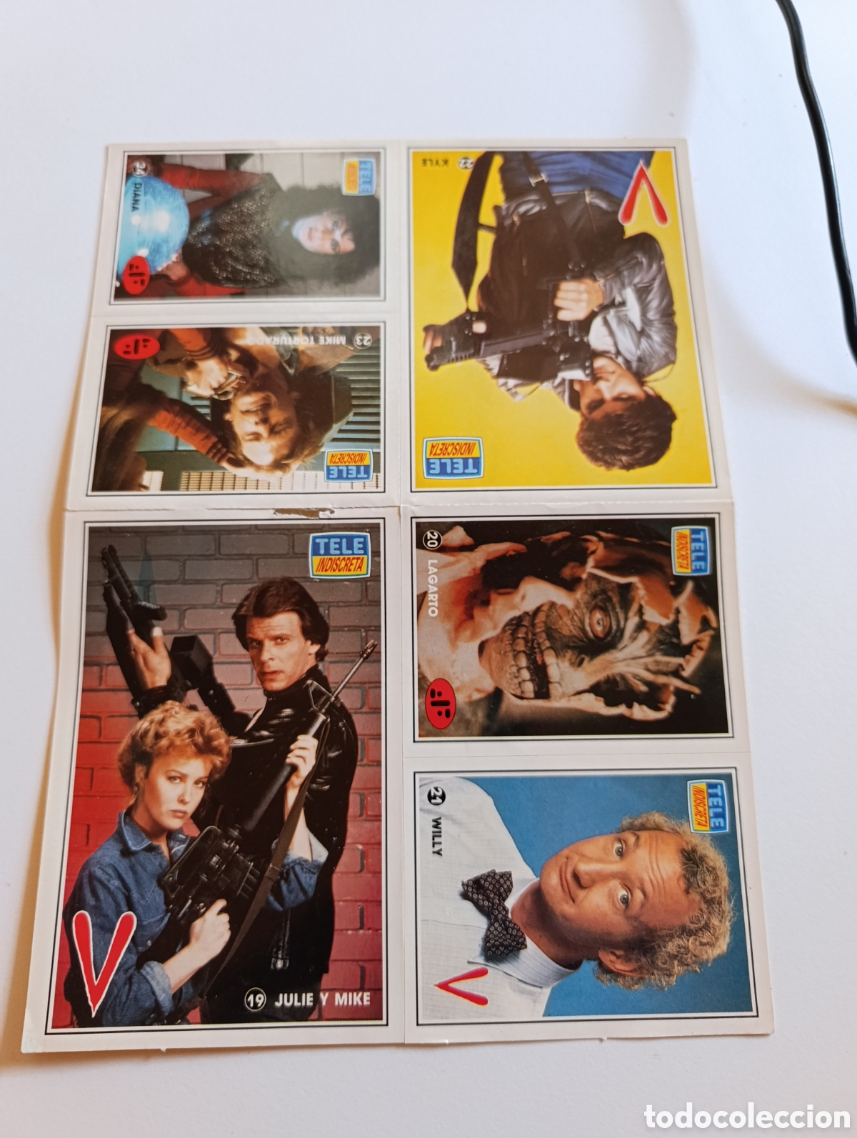 Pegatinas de colecci&oacute;n: Pegatinas Serie V Teleindiscreta