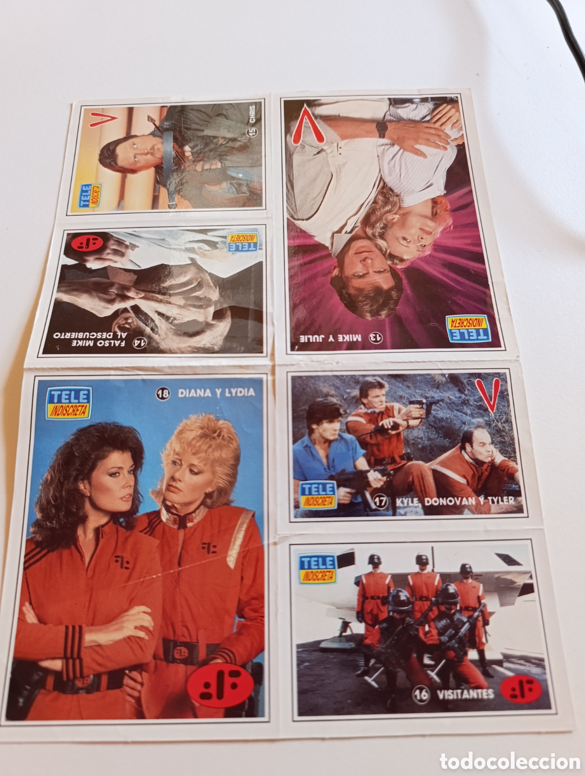 Pegatinas de colecci&oacute;n: Pegatinas Serie V Teleindiscreta