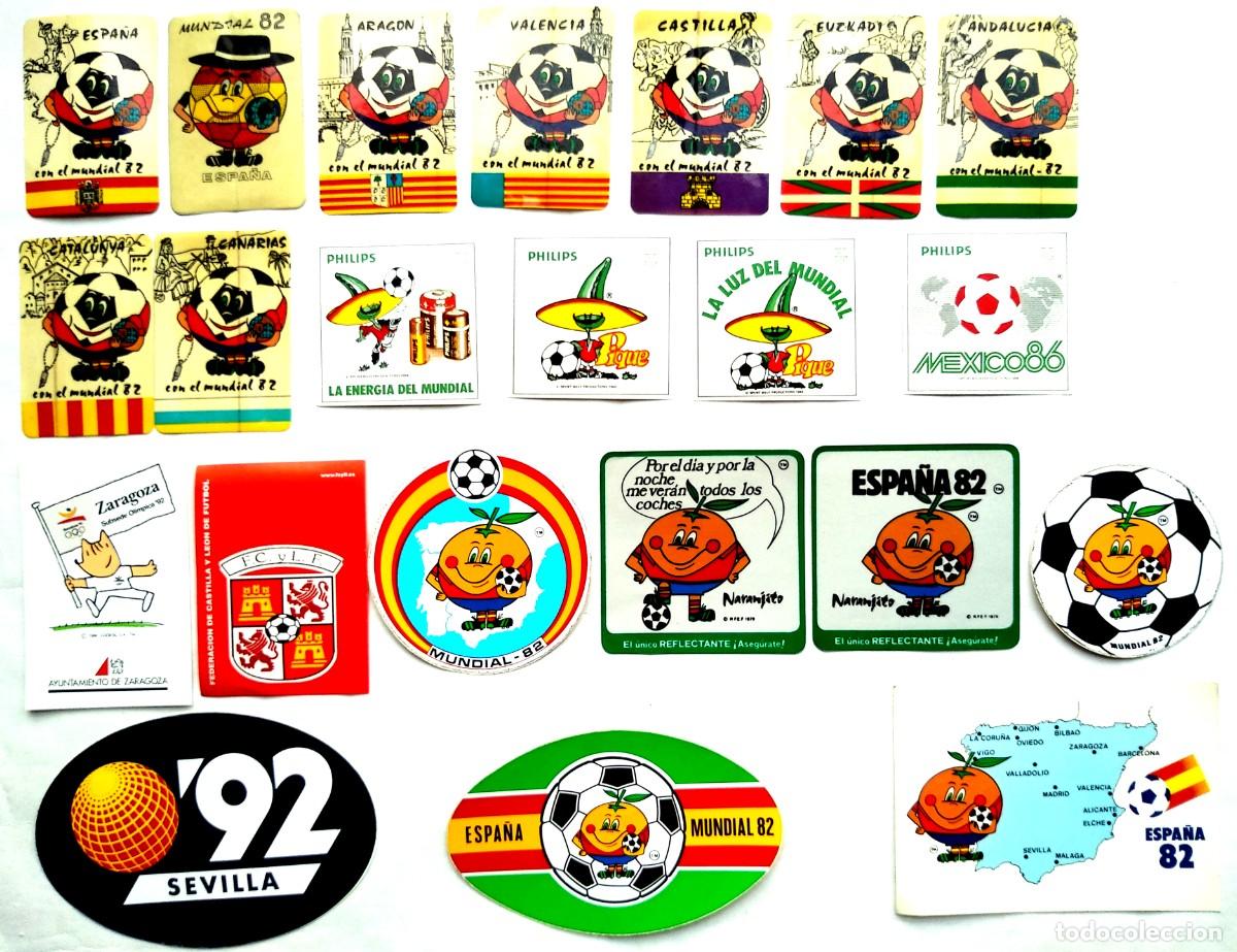 Autocolantes de cole&ccedil;&atilde;o: TEMA DE F&Uacute;TBOL. PEGATINAS Y POSTAL.