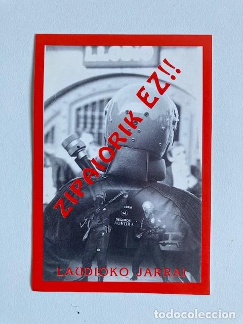 Sammlung von Aufklebern: PEGATINA ZIPAIORIK EZ!! LAUDIOKO JARRAI