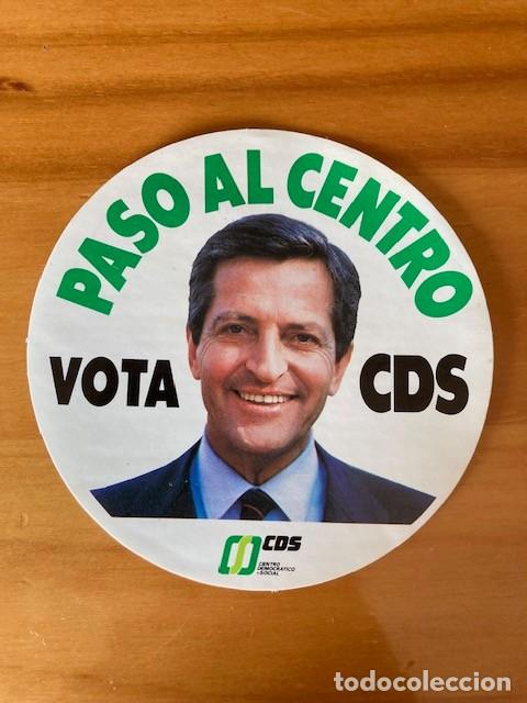 Pegatinas de colecci&oacute;n: PEGATINA PASO AL CENTRO VOTA CDS