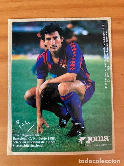 Pegatinas de colecci&oacute;n: PEGATINA JOMA TXIKI BEGUIRISTAIN FC BARCELONA