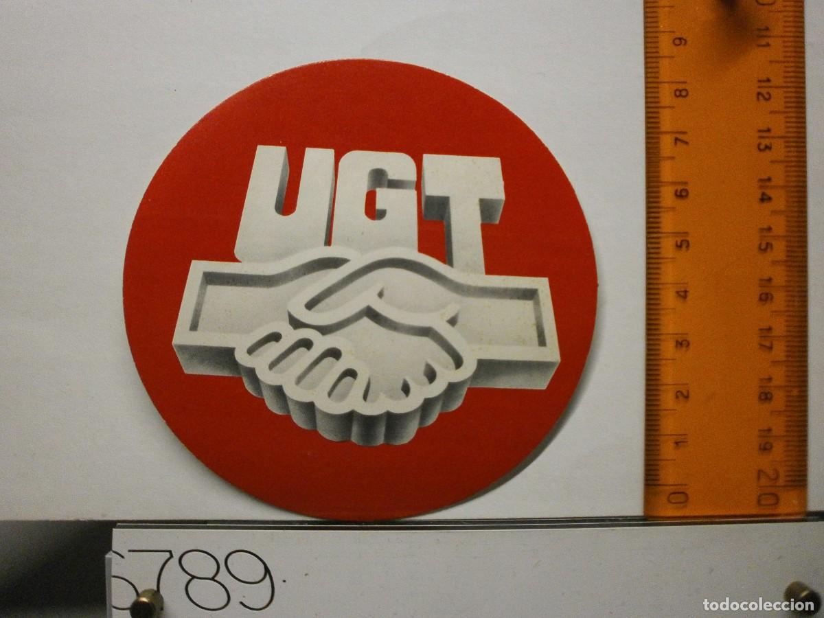 Pegatinas de colecci&oacute;n: pegatina politica UGT
