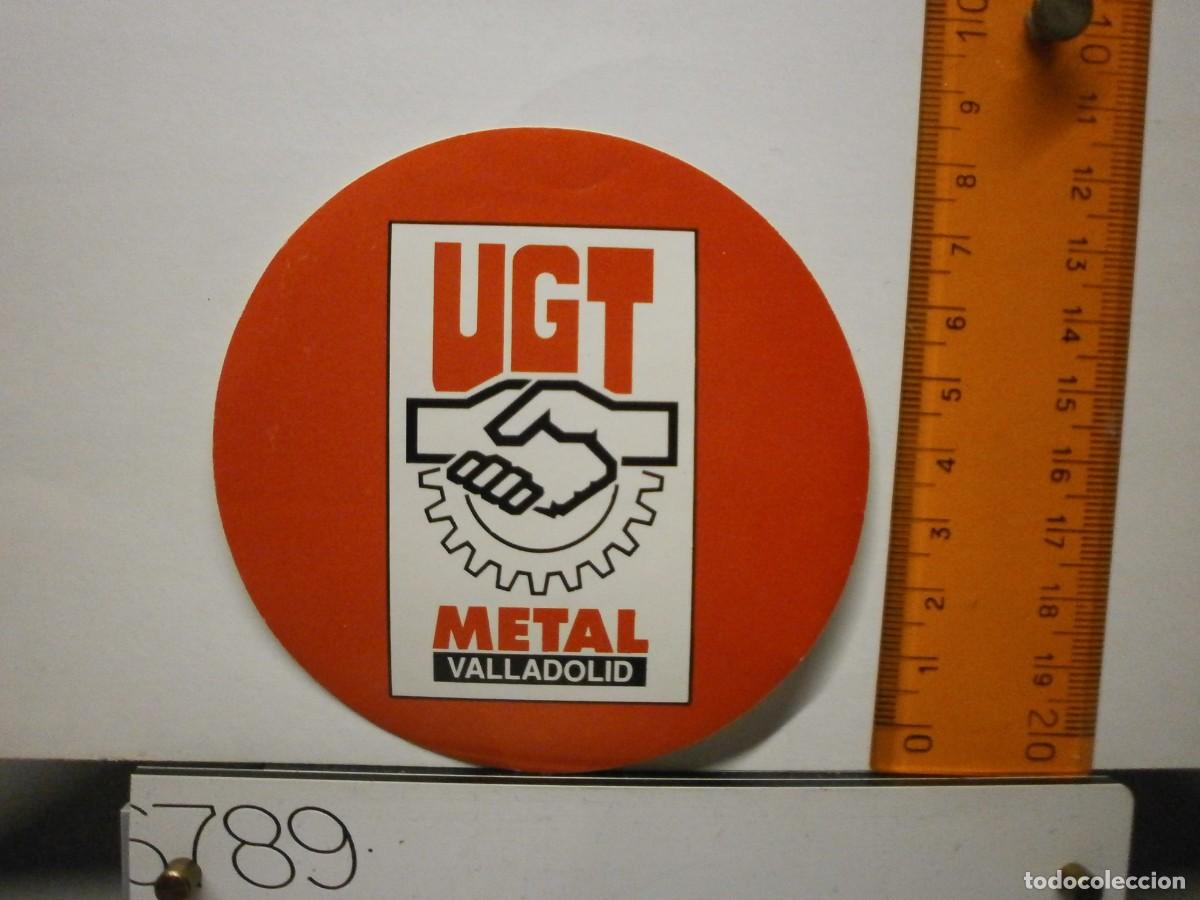 Pegatinas de colecci&oacute;n: pegatina politica UGT metal valladolid