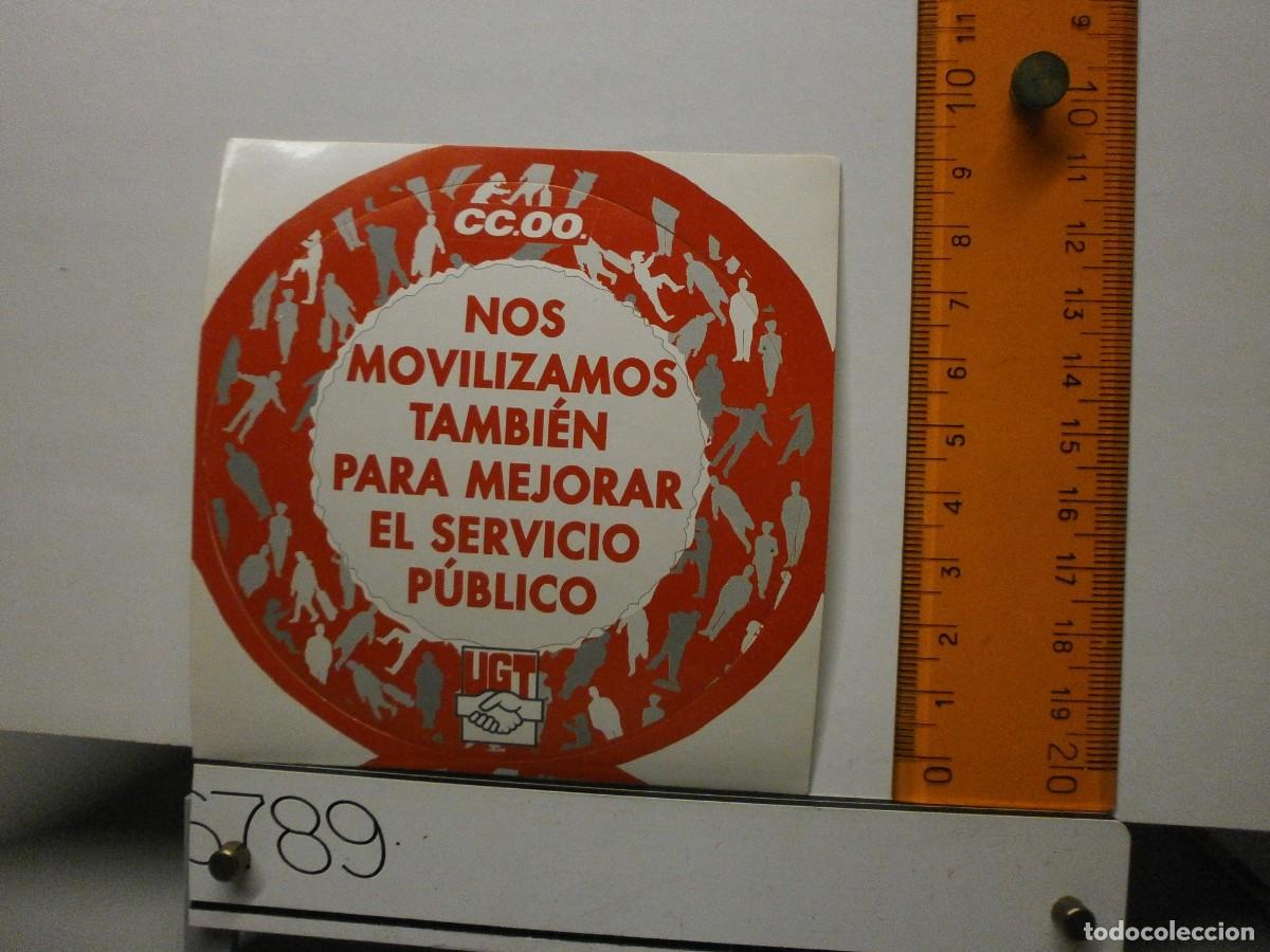 Collection stickers: pegatina politica ccoo ugt