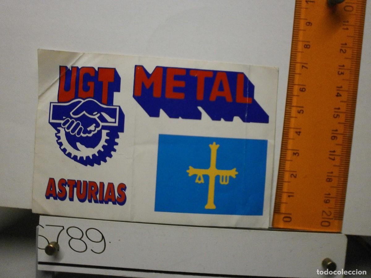 Collection stickers: pegatina politica ugt metal asturias