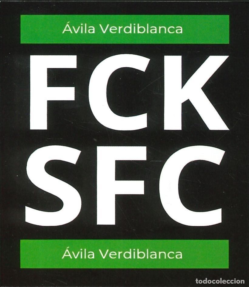 Pegatinas de colecci&oacute;n: PEGATINA - ADHESIVO - FUTBOL - REAL BETIS - PE&Ntilde;A BETICA AVILA