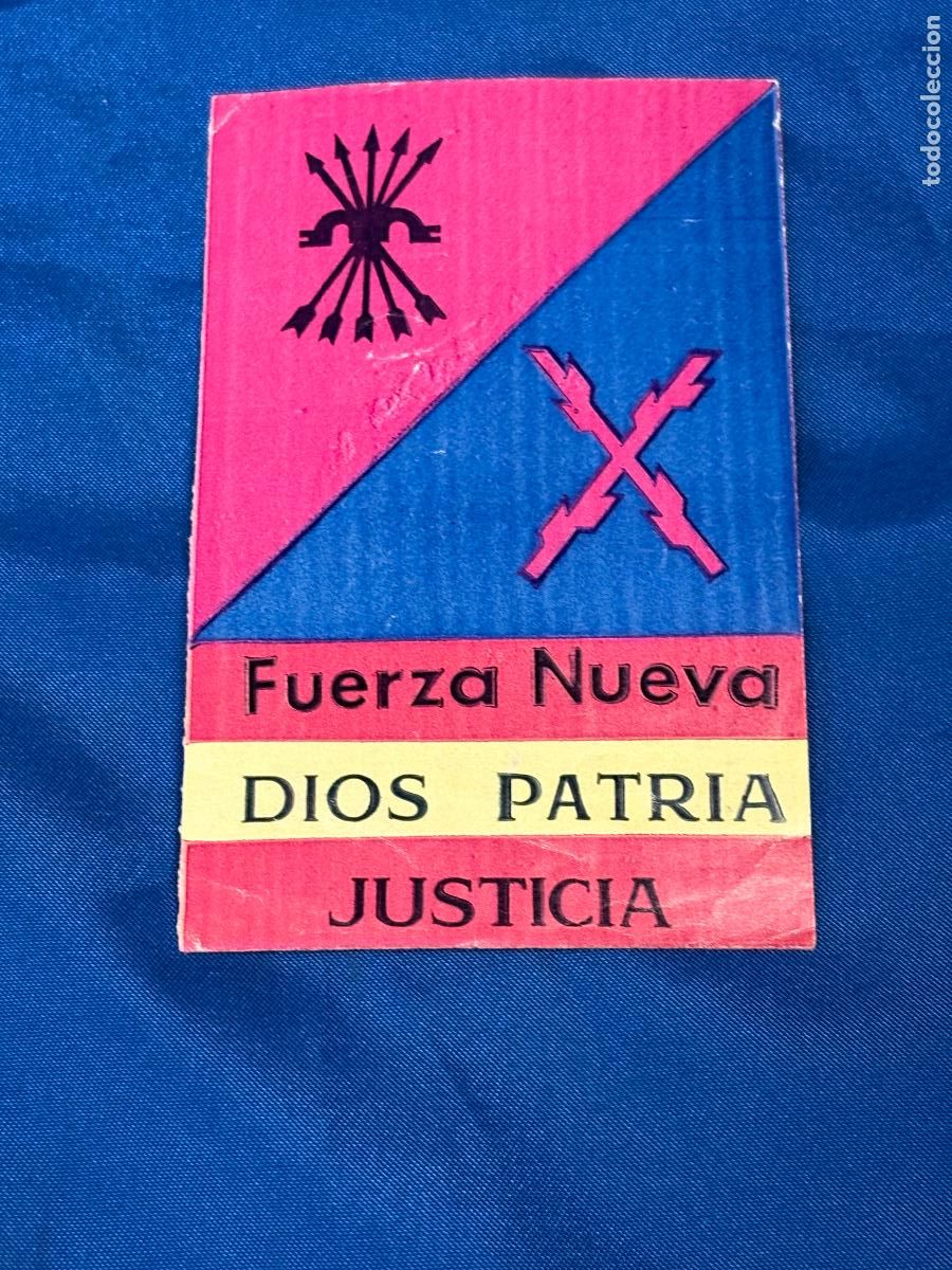 Pegatinas de colecci&oacute;n: PEGATINA POLITICA FUERZA NUEVA, FRANQUISMO