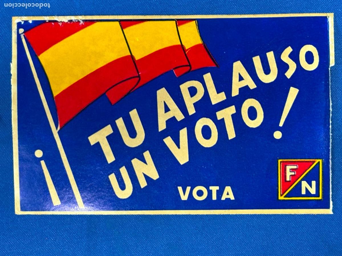 Pegatinas de colecci&oacute;n: PEGATINA POLITICA FUERZA NUEVA
