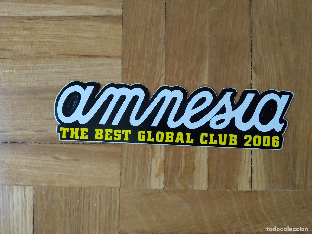 Pegatinas de colecci&oacute;n: PEGATINA DISCOTECA AMNESIA IBIZA THE BEST GLOBAL CLUB 2006 SIN PEGAR