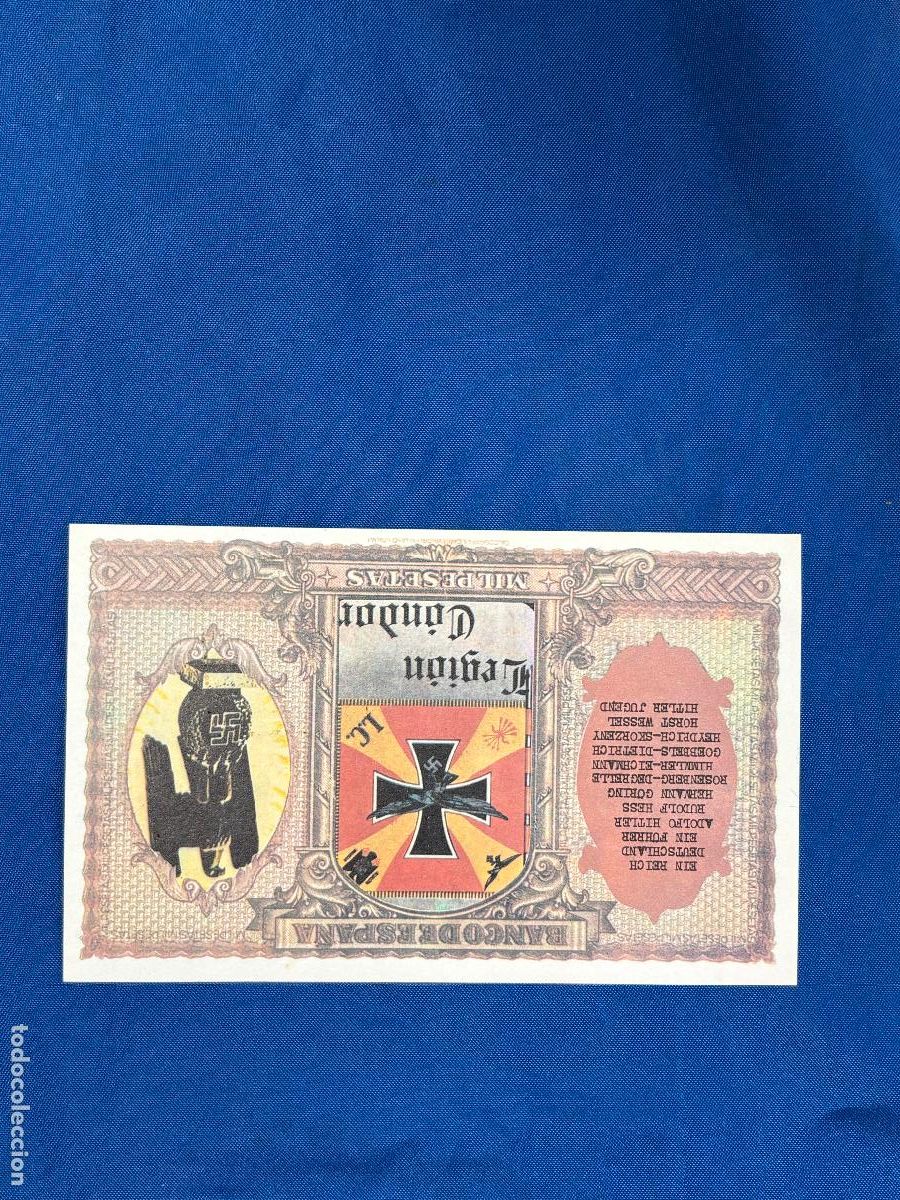 Adesivi di collezione: BILLETE PEGATINA POLITICA NAZI