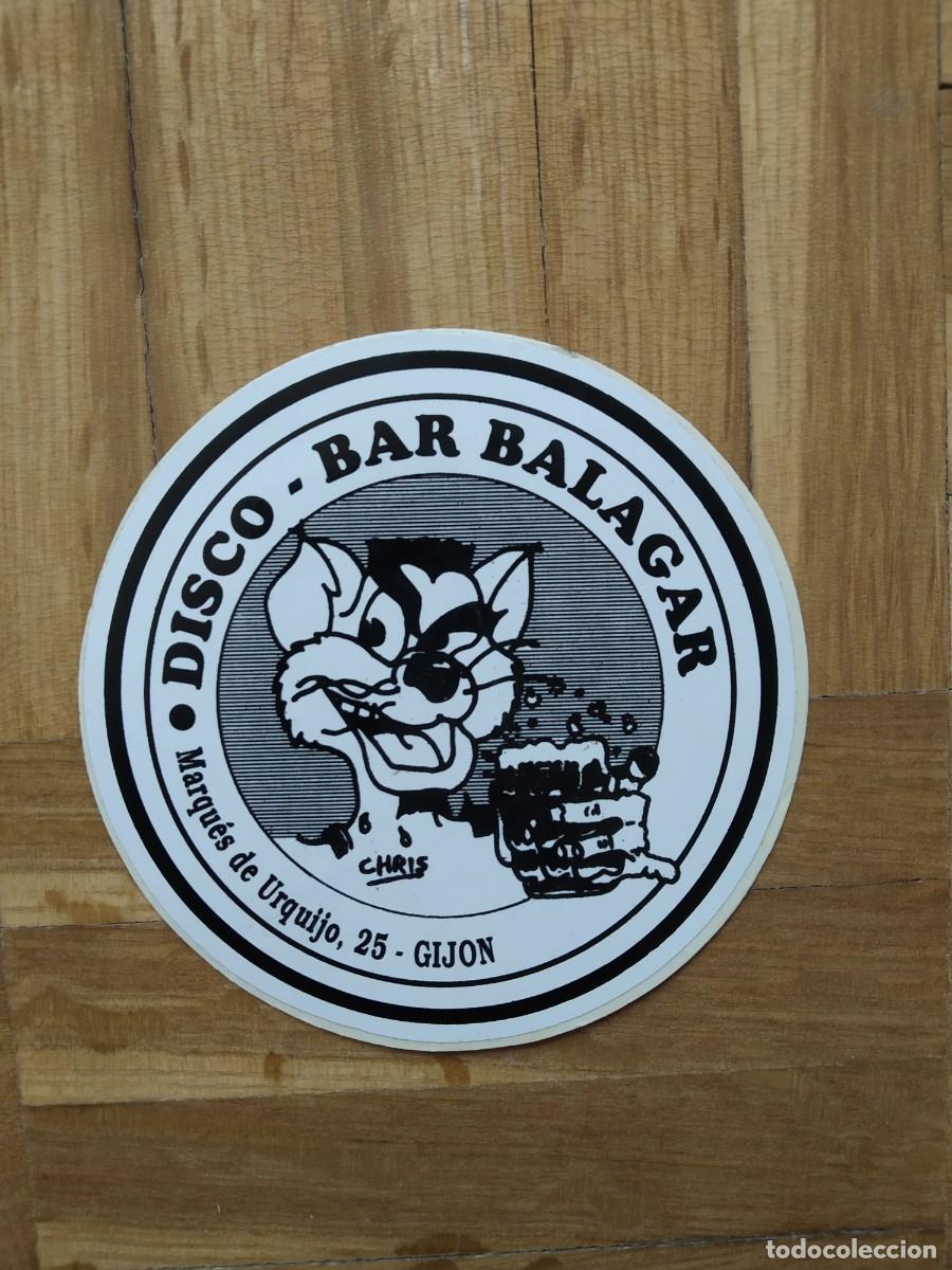 Pegatinas de colecci&oacute;n: PEGATINA DISCO BAR BALAGAR GIJON ASTURIAS SIN PEGAR VER FOTOS