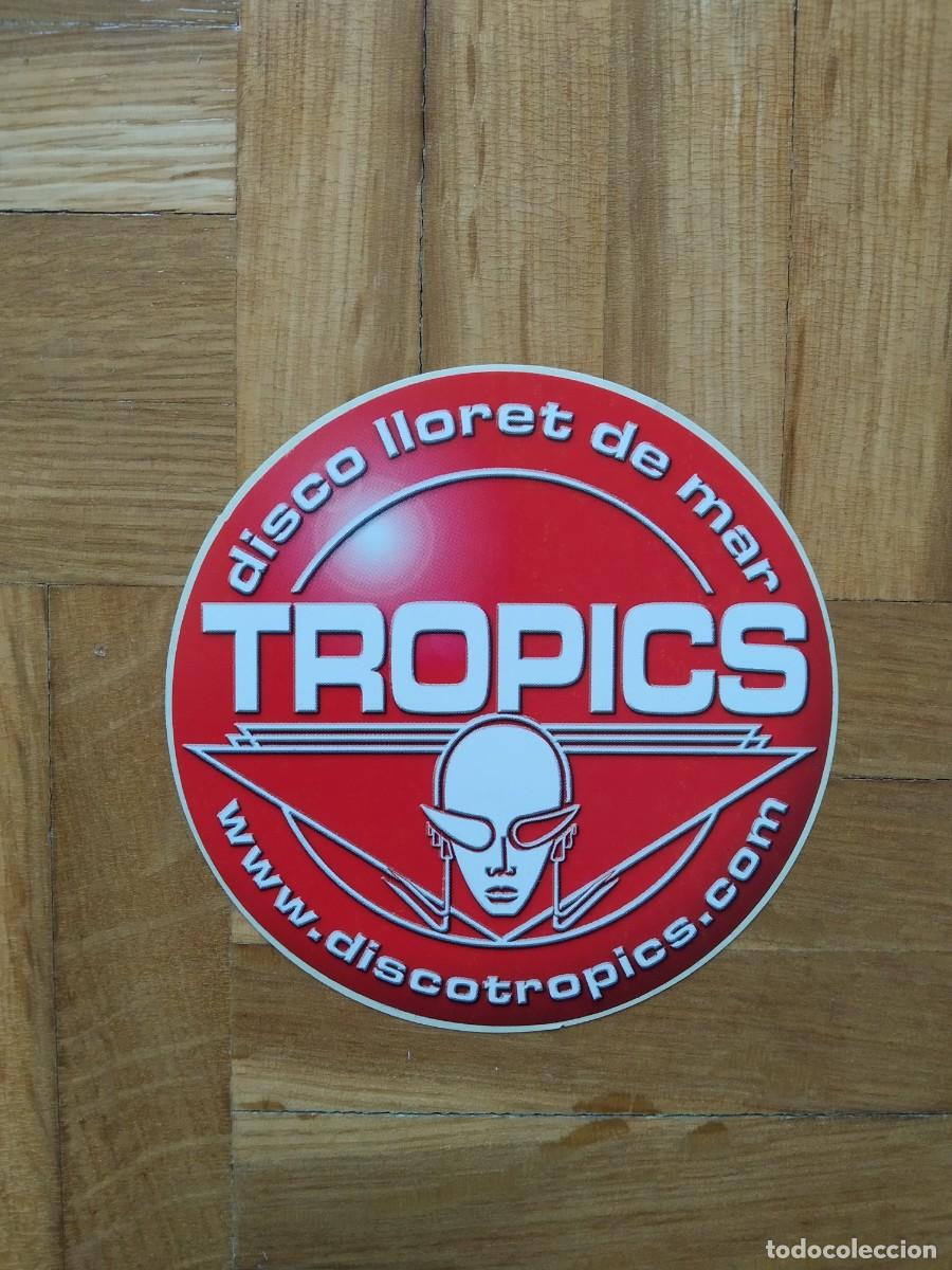 Pegatinas de colecci&oacute;n: PEGATINA DISCOTECA TROPICS LLORET DE MAR SIN PEGAR VER FOTOS