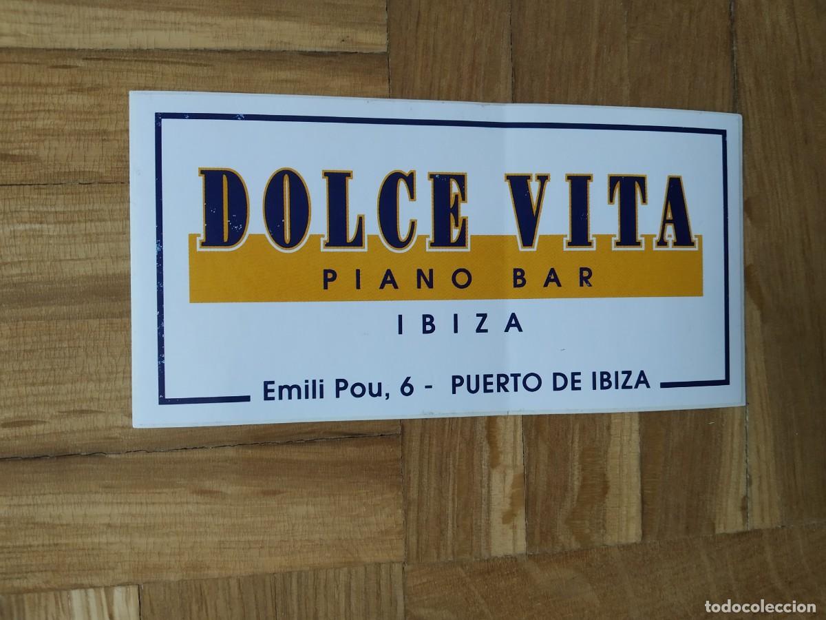 Pegatinas de colecci&oacute;n: PEGATINA DISCOTECA DOLCE VITA IBIZA SIN PEGAR VER FOTOS