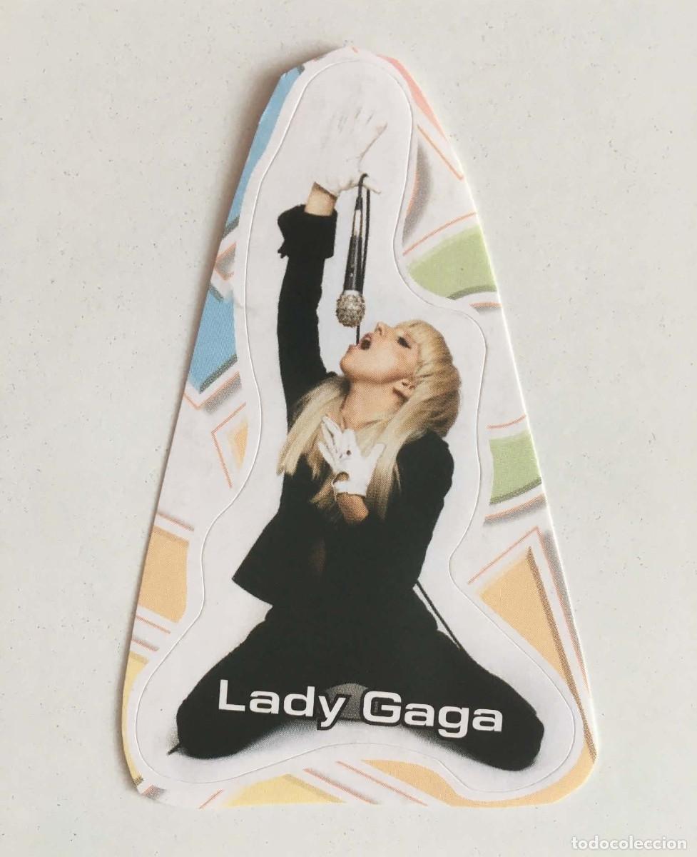 Pegatinas de colecci&oacute;n: Lady Gaga Vintage Hand-Cut Sticker 4.3x7 cm - Bravo Magazine Bulgaria Music Pop