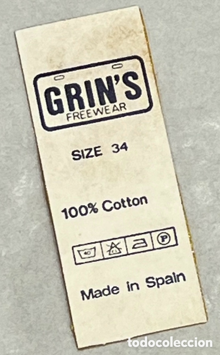 Pegatinas de colecci&oacute;n: Pegatina. GRIN&rsquo;S Freewear. A&ntilde;os 70.