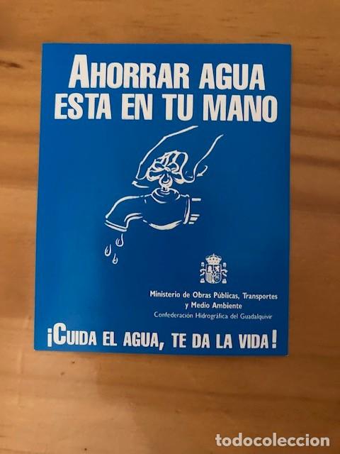 Pegatinas de colecci&oacute;n: PEGATINA AHORRAR AGUA ESTA EN TU MANO