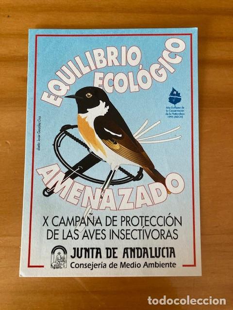 Pegatinas de colecci&oacute;n: PEGATINA EQUILIBRIO ECOLOGICO AMENAZADO - JUNTA DE ANDALUCIA