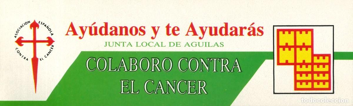 Pegatinas de colecci&oacute;n: PEGATINA - ADHESIVO - ASOCIACION - A.E.C.C. ASOCIACION ESPA&Ntilde;OLA CONTRA EL CANCER - AGUILAS (MURCIA)