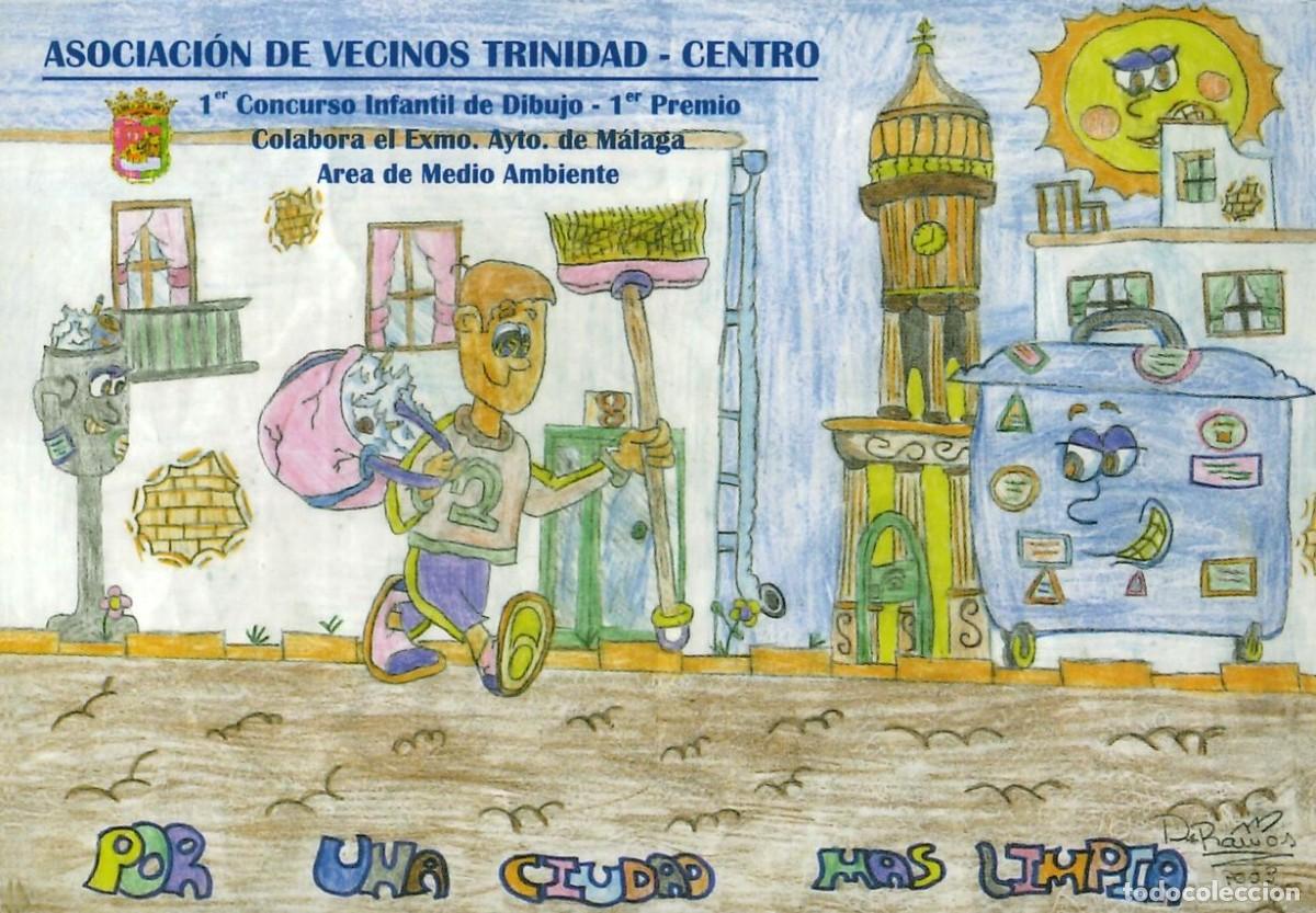 Pegatinas de colecci&oacute;n: PEGATINA - ADHESIVO - ASOCIACION - ASOCIACION VECINOS TRINIDAD - CENTRO (MALAGA)