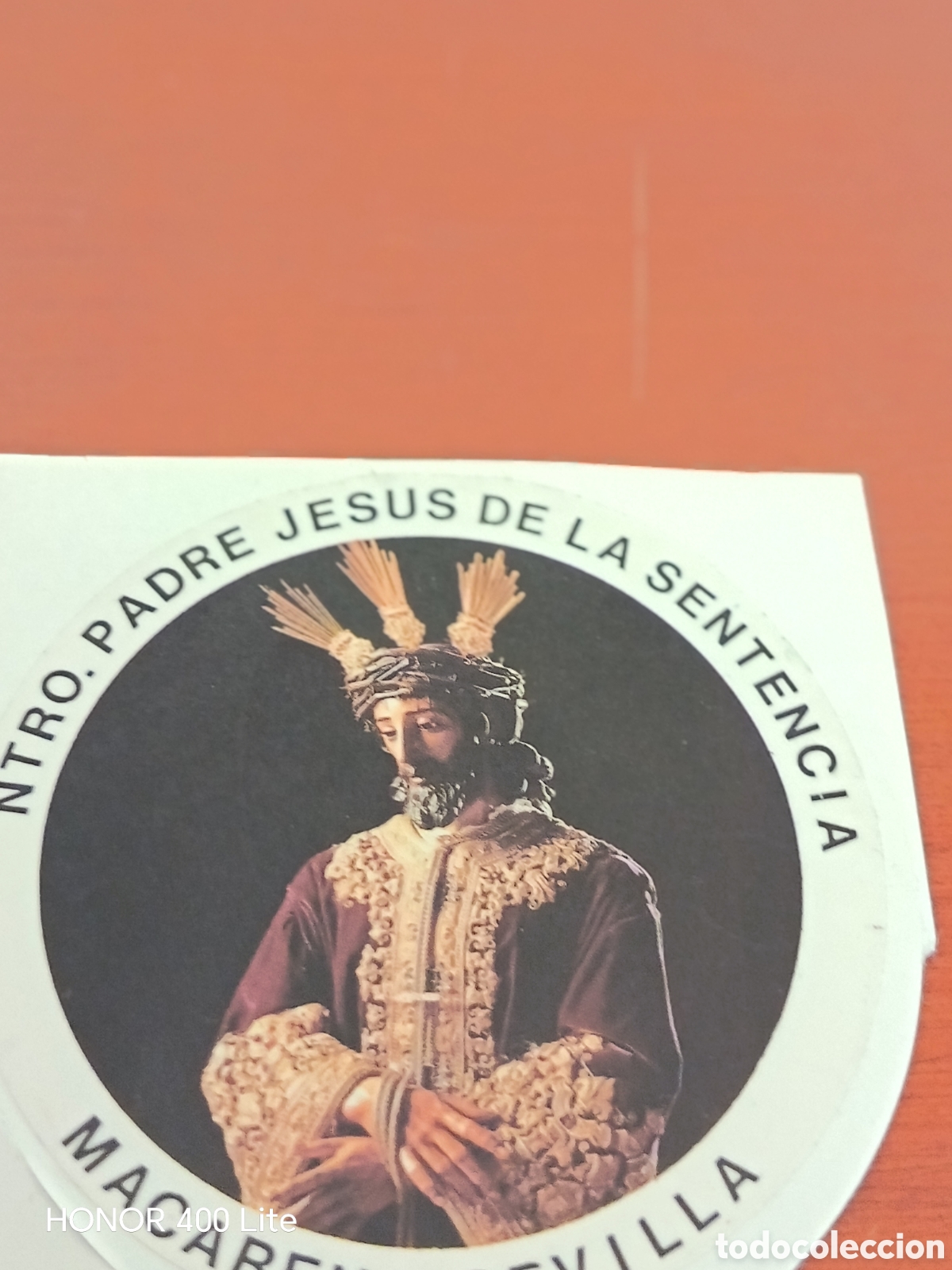 Sammlung von Aufklebern: Pegatina Cristo de la Sentencia