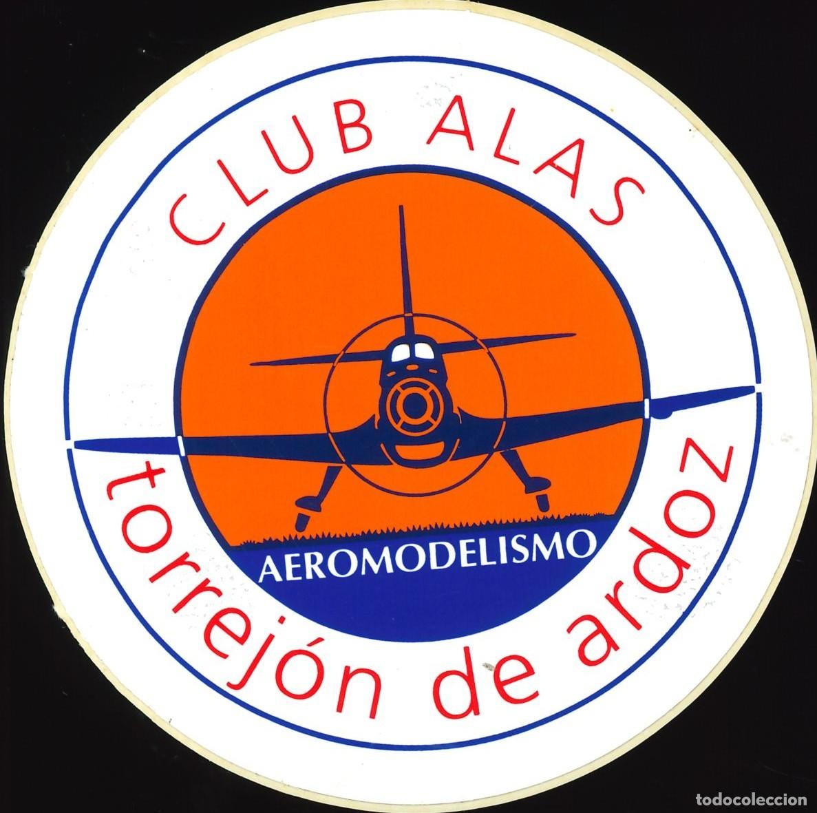 Pegatinas de colecci&oacute;n: PEGATINA - ADHESIVO - CLUB - CLUB ALAS - AEROMODELISMO - TORREJON DE ARDOZ (MADRID)